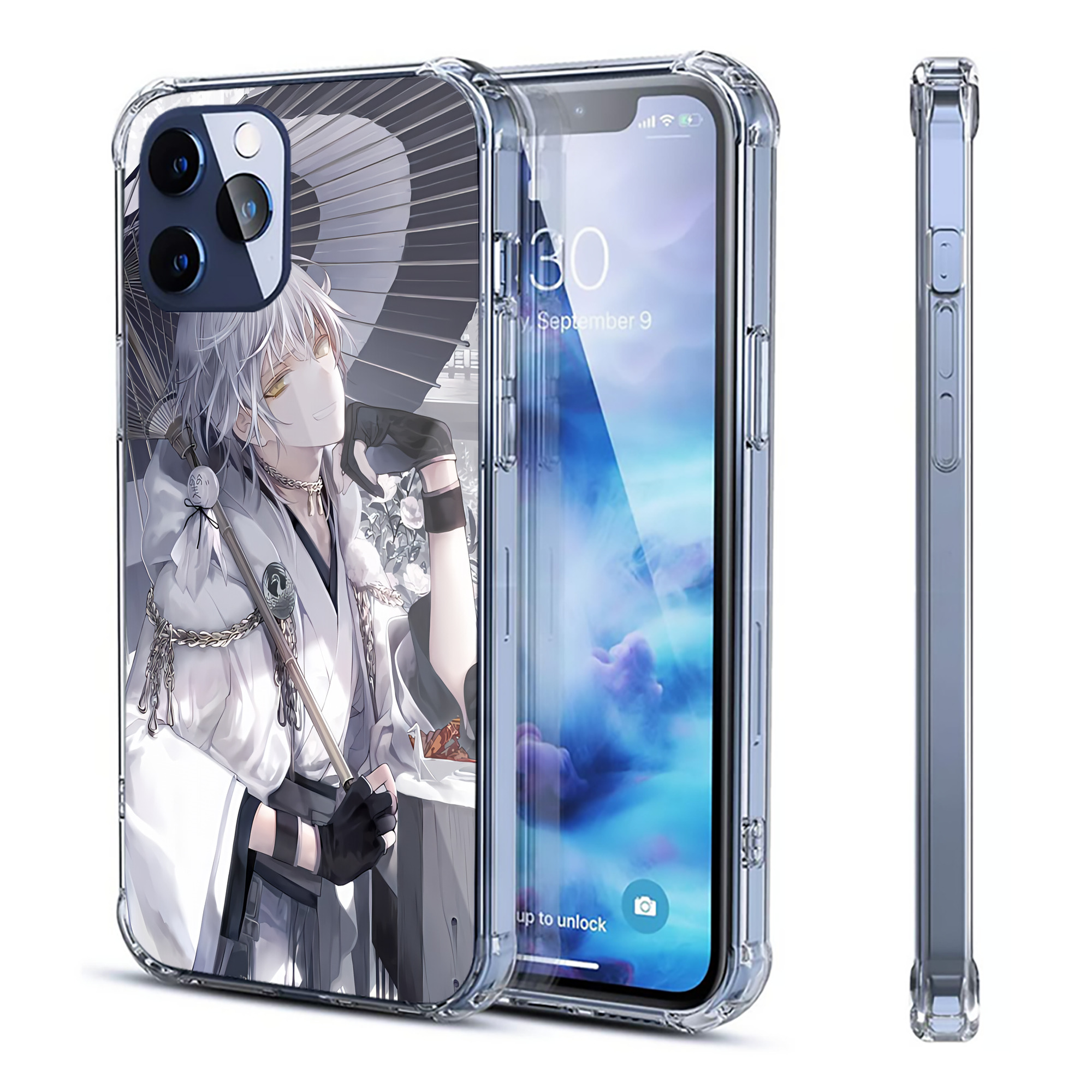 （画像用） 刀剣乱舞 Touken Ranbu 【iPhone 12シリーズ対応】透明スマホケース（クリアソフトケース）